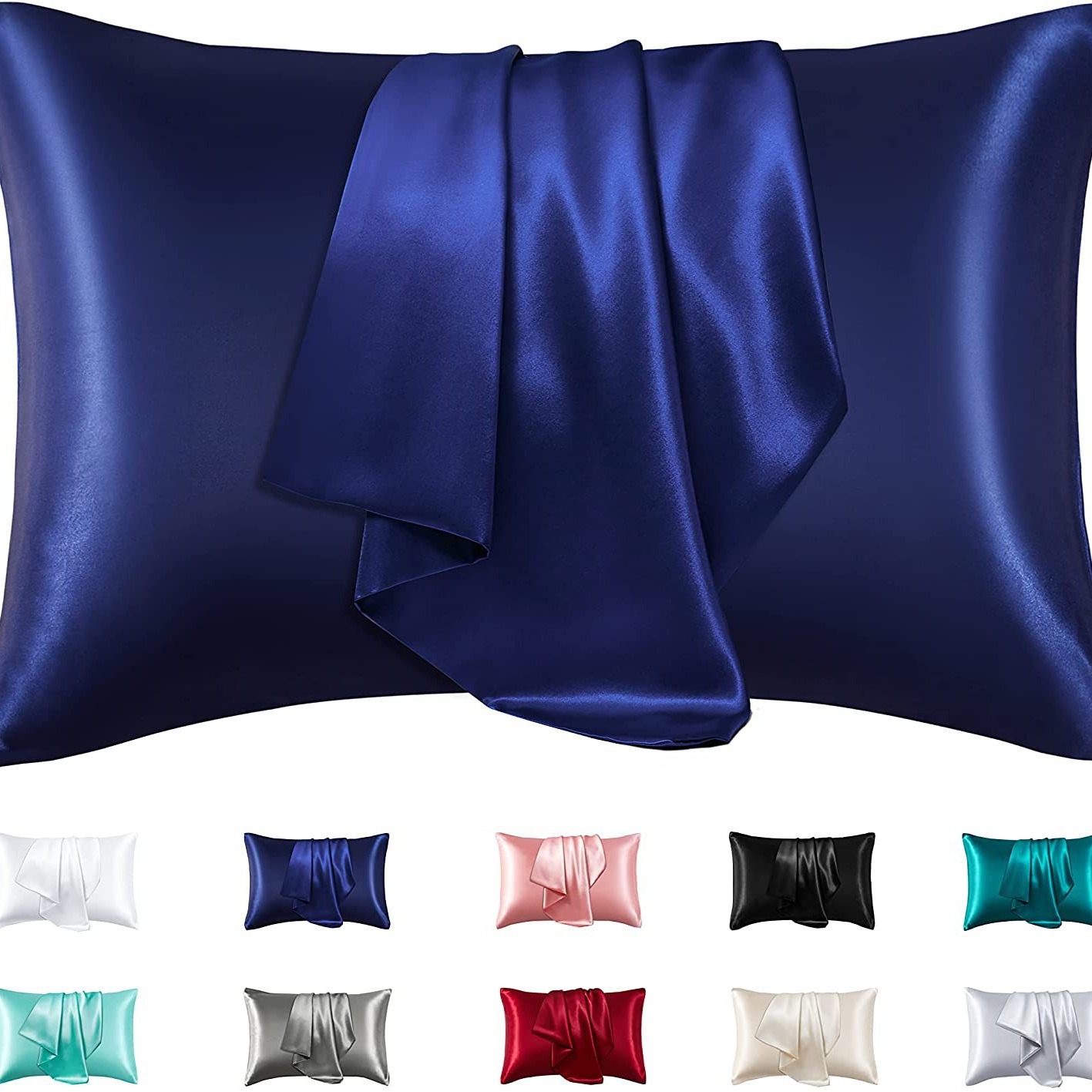 [25匁] シルク枕カバー 100% マルベリーシルク枕カバーシルク枕カバーマルチカラー