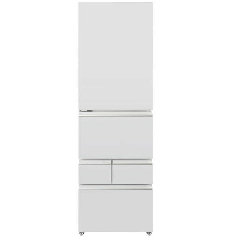 アクア　AQUA　冷蔵庫 5ドア 401L 左開き 真ん中野菜室 幅60cm ライトグレー　AQR-S40AL-W（標準設置無料）
