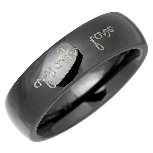 ヴィー vie ステンレス メッセージ リング 金属金属アレルギー対応