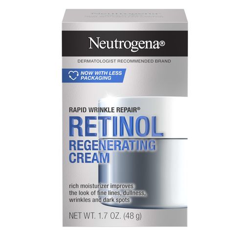 NEUTROGENA モイスチャライジング 迅速なリンクルリペアレチノールアンチリンクルリジェネフェイスクリーム昼と夜の使用1.7オズ
