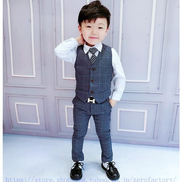 卒業式 スーツ 男の子 コート 3点セット フォーマルスーツ キッズ 子供 スーツ 上下セット 紳士