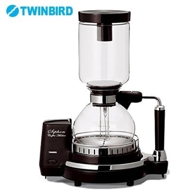 ツインバード サイフォン式 コーヒーメーカー CM-D854BR ブラウン 【送料無料】