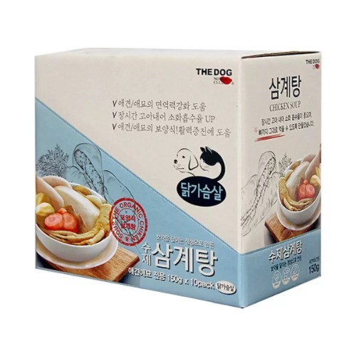 ザドック手作りサムゲタン150g x 10ペット犬ペット犬子猫愛犬ペット簡単な保養食栄養