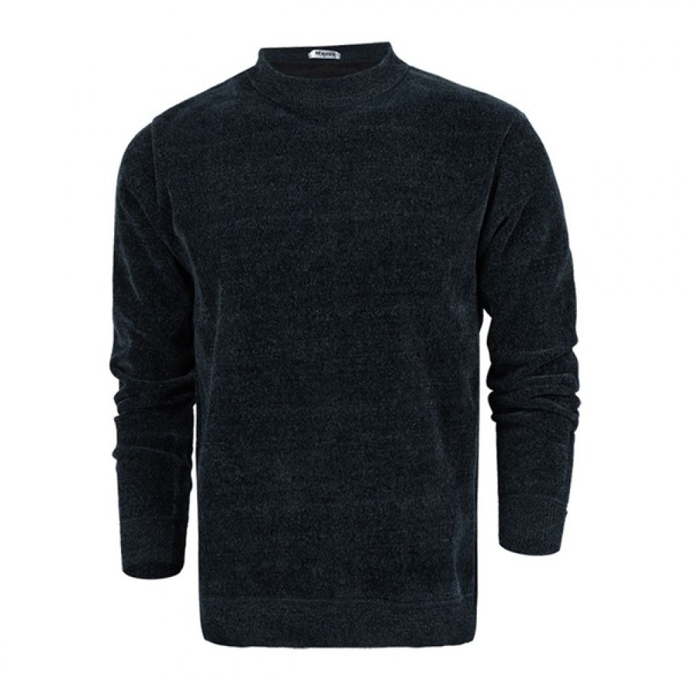 (ノーブルジーンズ) MC ベルベットニットメンズハーフネックポーラーウィンターメンズニット機能性長袖着物シャツ