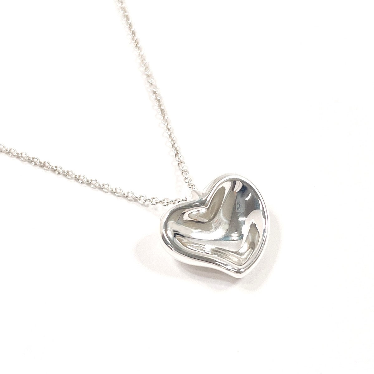 エルサペレッティ カーブドハート ネックレス シルバー シルバー925 レディース