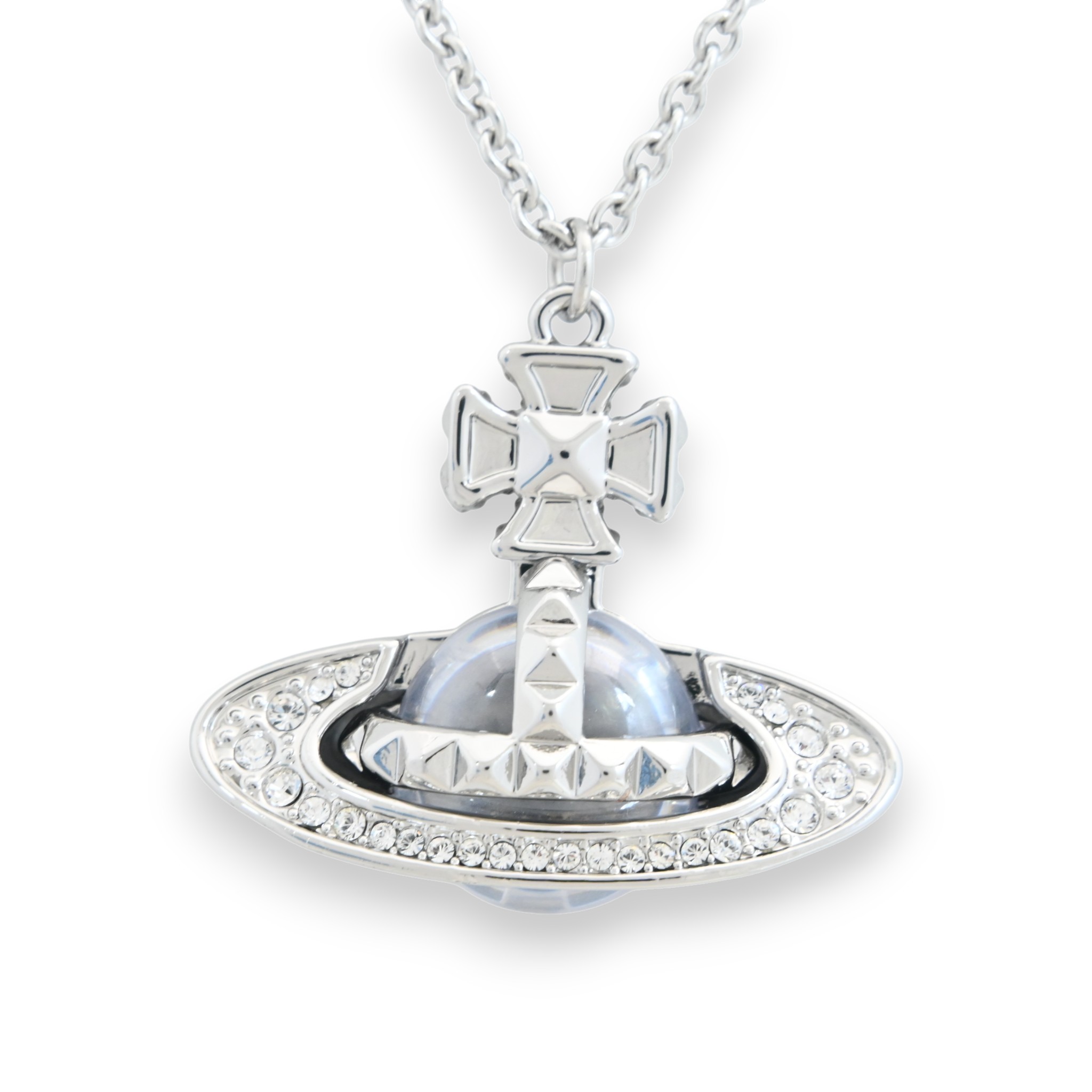 ヴィヴィアン ウエストウッド ネックレス オーブ ストーン Aランク vi1313gg