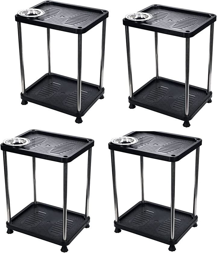 麻雀 サイドテーブル 天板 フラットタイプ 灰皿付き 全自動 雀卓 ダーツ ビリヤード 組み立て式 コンパクト ミニテーブル(４台セット) 7,375円