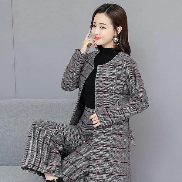 品大人気セットアップ２点セット上下セットフォーマルスーツレディースパンツスーツスーツパンツコートチェック柄ロングパンツセレモニースーツ