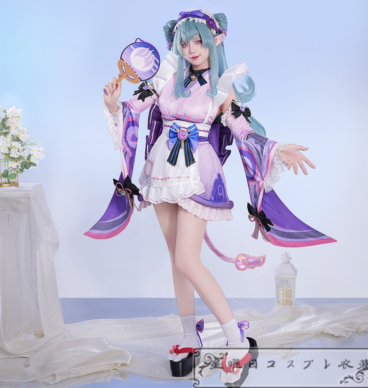 【期間限定】原神 げんしん 夢見月瑞希 みずきゆめみづき コスプレ衣装 コスチューム 『腰飾り 発光可能』品質良い 店舗お勧め
