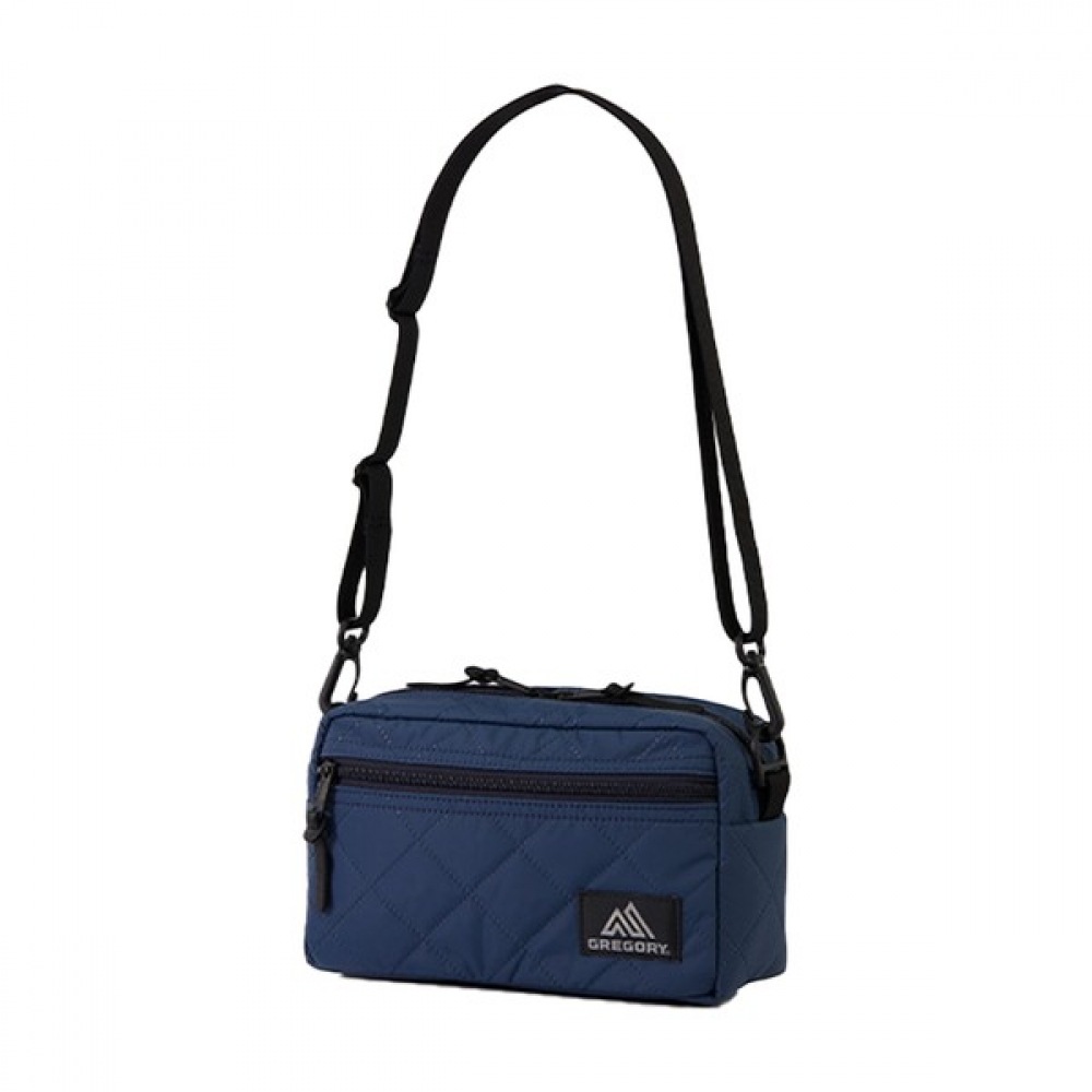 (Gregory) Gregory パッド入りショルダーポーチ M-ネイビーキルト