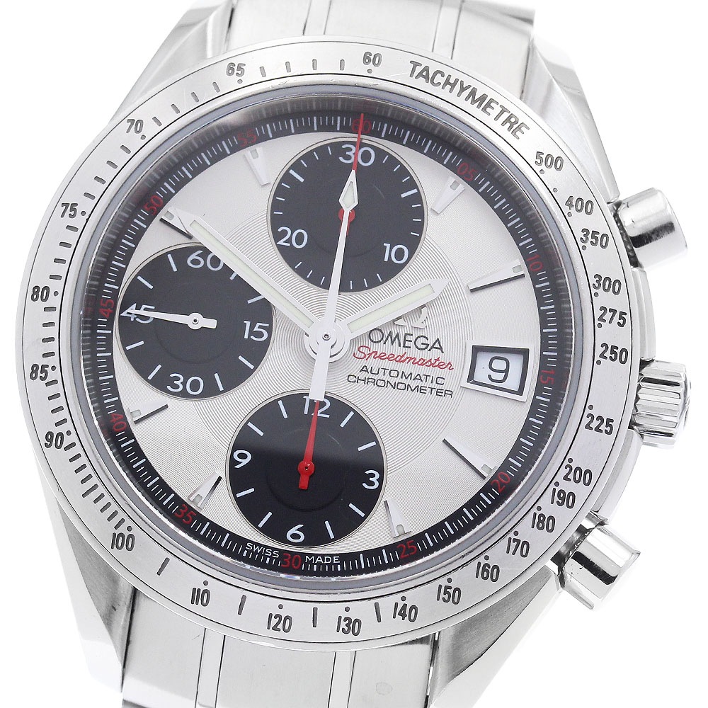 オメガ OMEGA 3211.31 スピードマスター デイト クロノグラフ 自動巻き メンズ 保証書付き_886232【中古】