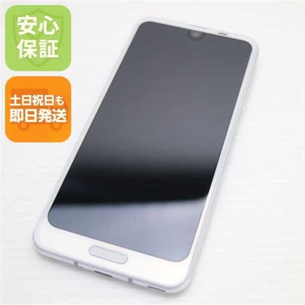 新品同様 SH-03K AQUOS R2 ホワイト スマホ 107