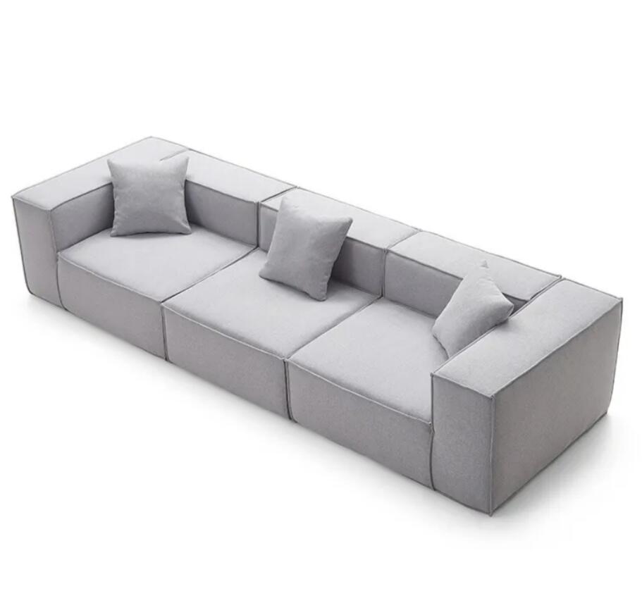 ソファホーム家具リビングルームソファ高密度スポンジ　洗える生地ソファセット 3-4人掛けソファー