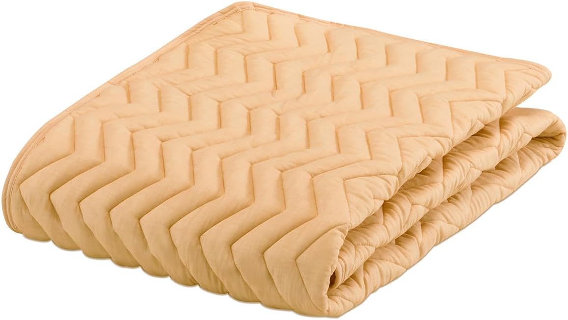 ベッドパッド キナリ色 セミダブル(122×195cm) 「グッドスリーププラス バイオベッドパッド」 抗菌 防臭 ウォッシャブル 乾きが早くてお手入れ簡単