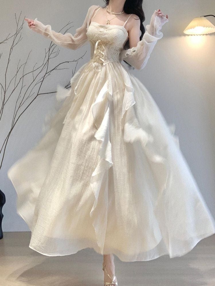 サスペンダードレス 夏 レディース 5