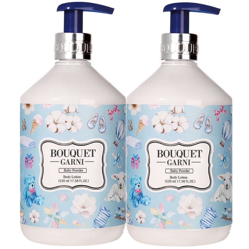 ブーケガルニ ボディローション ベビーパウダー 520ml 2本
