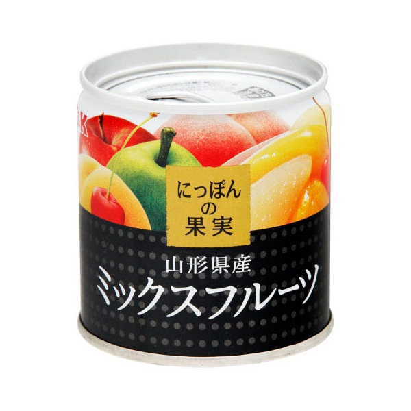 K&K にっぽんの果実 山形県産 ミックスフルーツ イージオープン M2号缶 12 メーカー直送