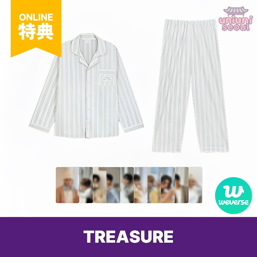 [TREASURE] SOFTDAYS STRIPE PAJAMA SET