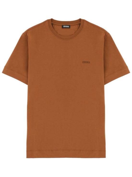 ERMENEGILDO ZEGNA Men T-Shirts UH360A3 H765N05 Brown