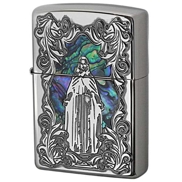 ZIPPO オイルライター シェルマリア ニッケルいぶし・63450198