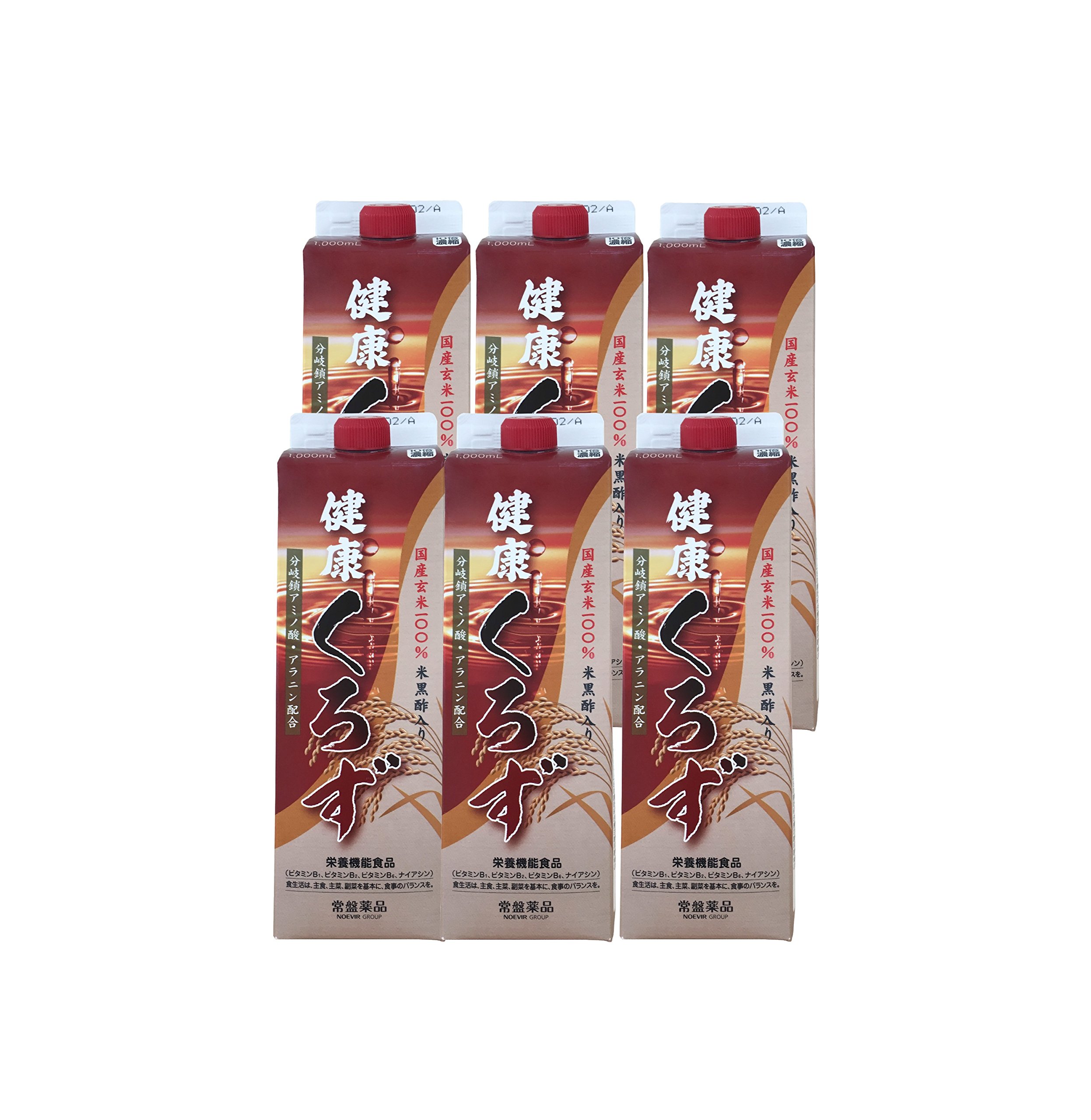 健康くろず　6本　(旧トキワ黒酢バーモント)うすめ容器なし