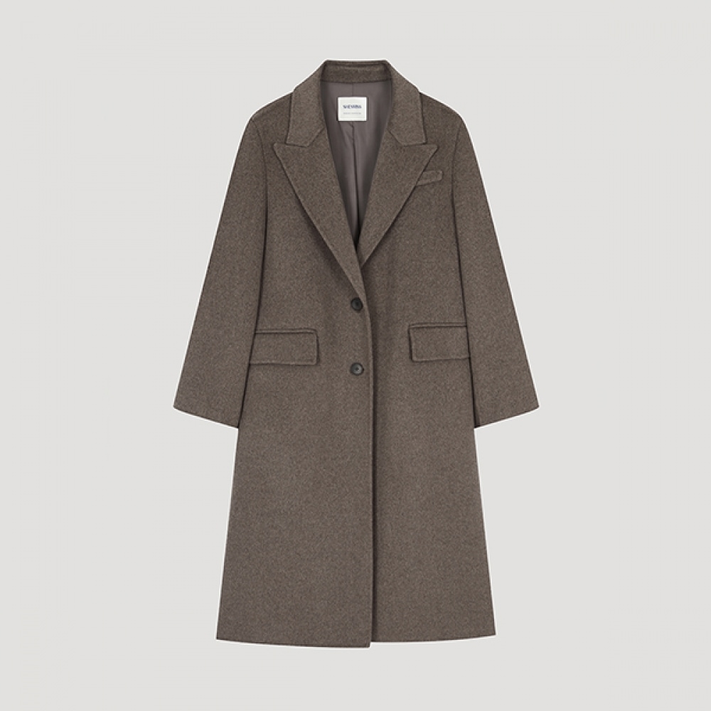 (Shes Miss) ウールツーボタンハンドメイドコート_SWHCTO42020