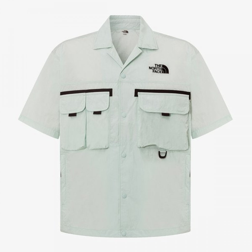 ノースフェイス ホワイトラベル シェルドン 半袖シャケット ミント NH8SR01M