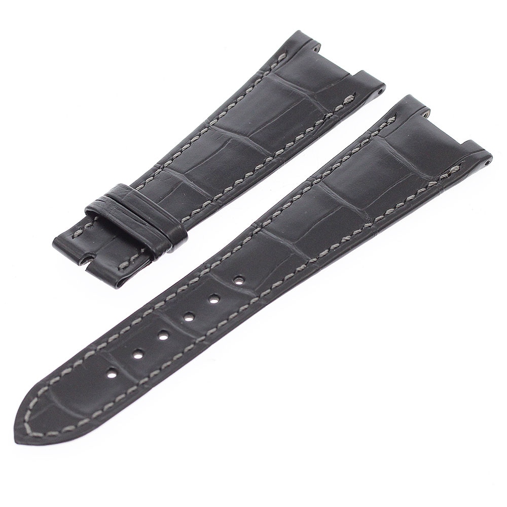パテックフィリップ PATEK PHILIPPE ラグ幅25/18mm ブラック 革ベルト メンズ _946954【中古】