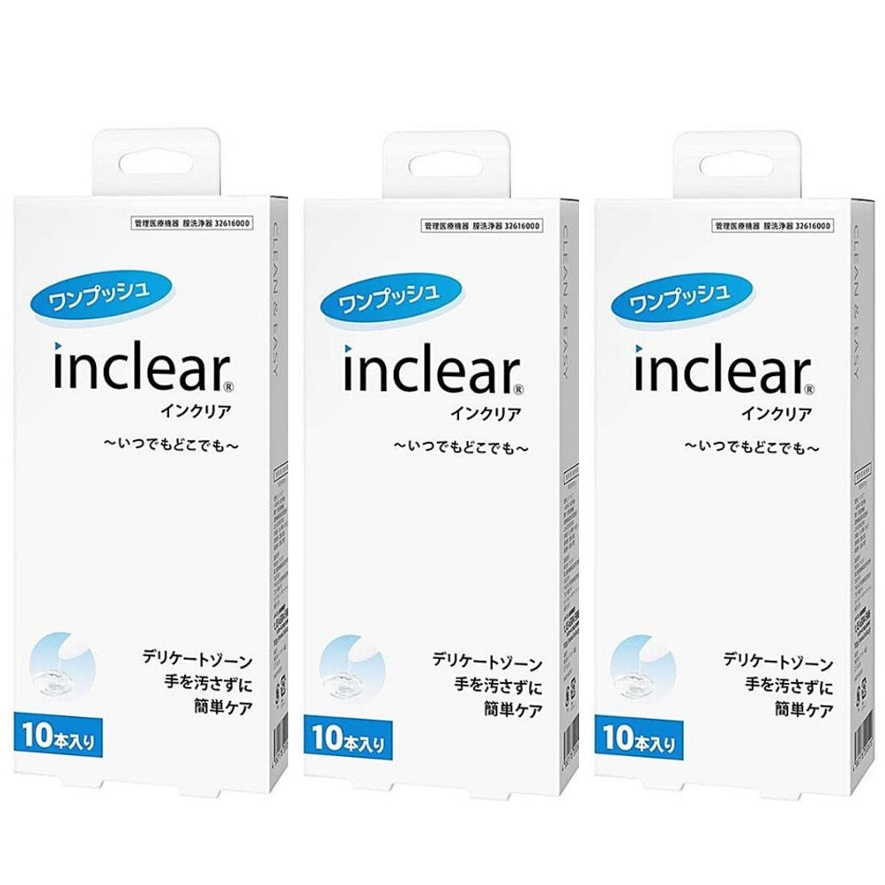 【３個セット 箱折り畳み】　膣洗浄器 ワンプッシュ 10本入　【国内正規品】　4582178200520