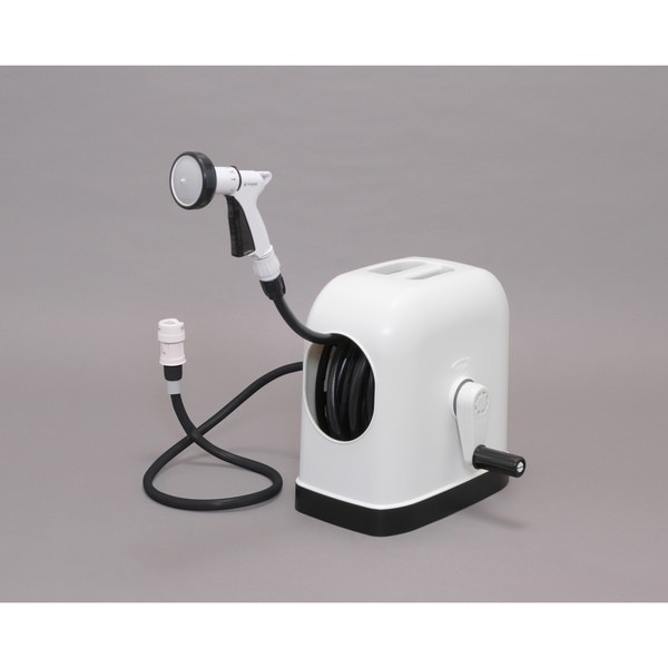 FHHG-20 ブラック/ホワイト フルカバーホースリールHG 20m メーカー直送