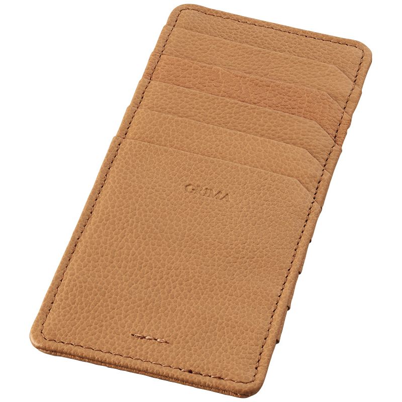 グリマ インナーカードケース キャメル