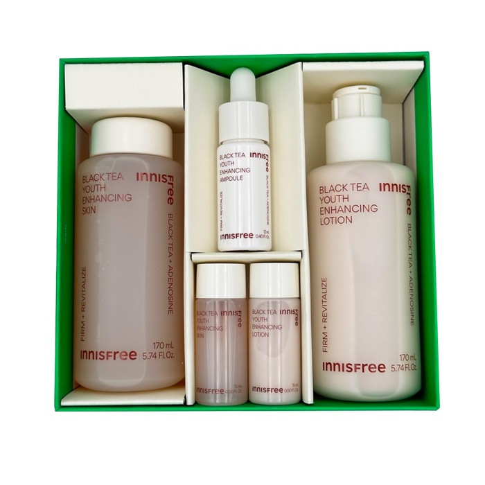 Black tea youth enhancing skincare set 5,211円