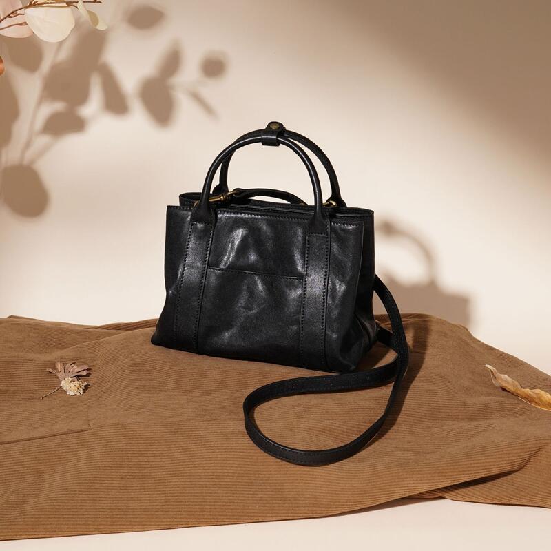 gifts for women daily practical 野菜なめし牛革大容量本革バッグ秋冬新作オールマッチファッションカジュアルポータブルショルダーバッグ