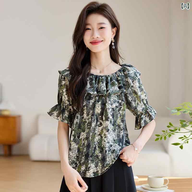 トップス レディース おしゃれ 上品 通勤 オフィス カジュアル ス 半袖 軽量 涼しい 涼しい ワンショルダー Tシャツ