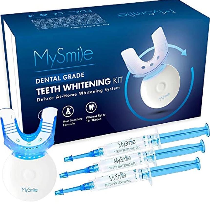 新版 [MYSMILE] TEETH 歯のホワイトニング LIGHT/ LED WITH KIT WHITENING ホワイトニング TYPE