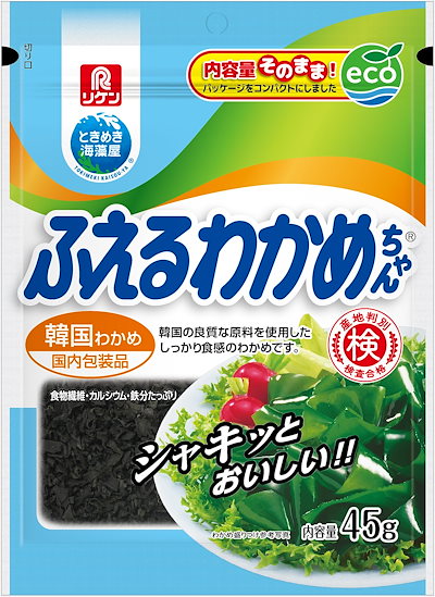 他サイト： 理研 ふえるわかめちゃん韓国 45gの商品画像