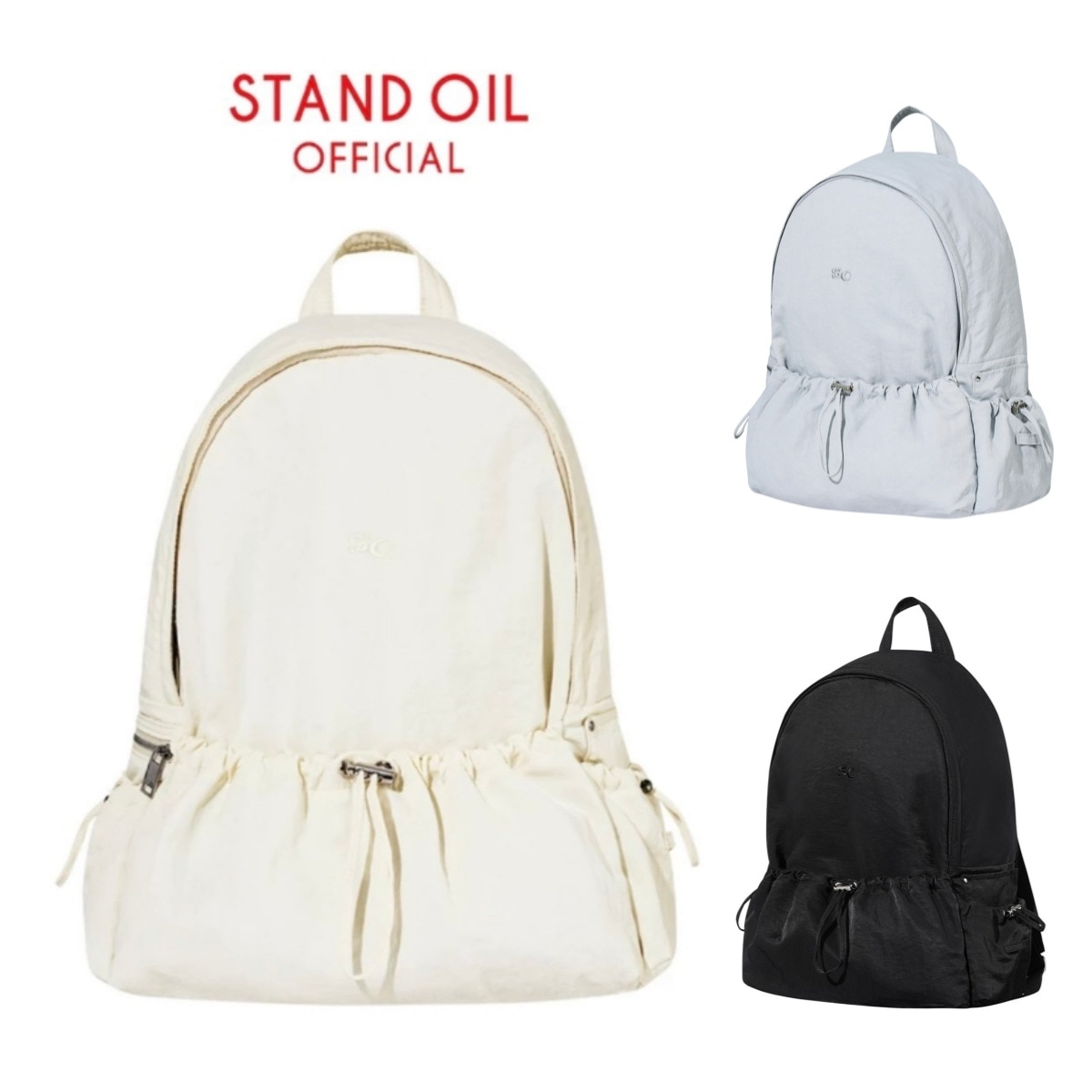[NCT-TEN 着用] Tied Backpack 3color リュック,韓国 学生バッグ,カバン, 韓国ファッション 11,088円