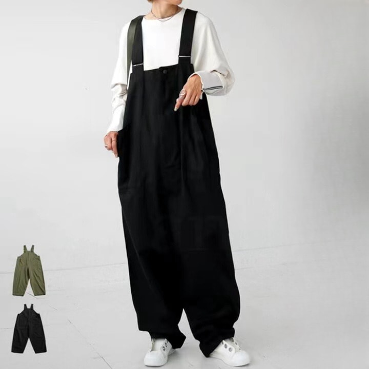ボトムス パンツ ズボン ロングパンツ サロペット オーバーオール ポケット ワイドパンツ 可愛い かわいい 大人可愛い きれいめ シンプル 上品 おしゃれ かっこいい カジュアル レトロ こなれ感