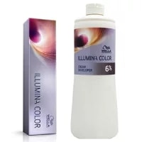 【土日祝日を除き当日発送】 ウエラ イルミナカラー スターダスト6 80g & イルミナ クリームディベロッパー 6％ 1000mL
