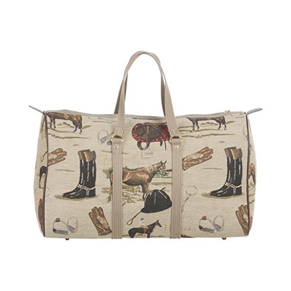 Huntley Equestrian Tapestry Duffle Bag 並行輸入品