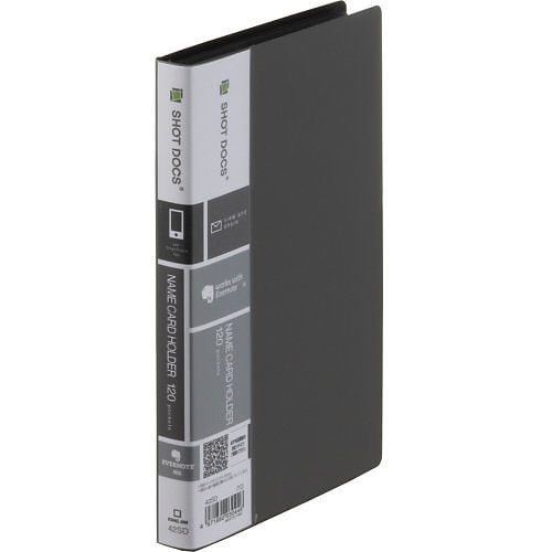 （まとめ買い）ショットドックス 名刺ホルダー 黒 42SDｸﾛ 00015707 [x10]