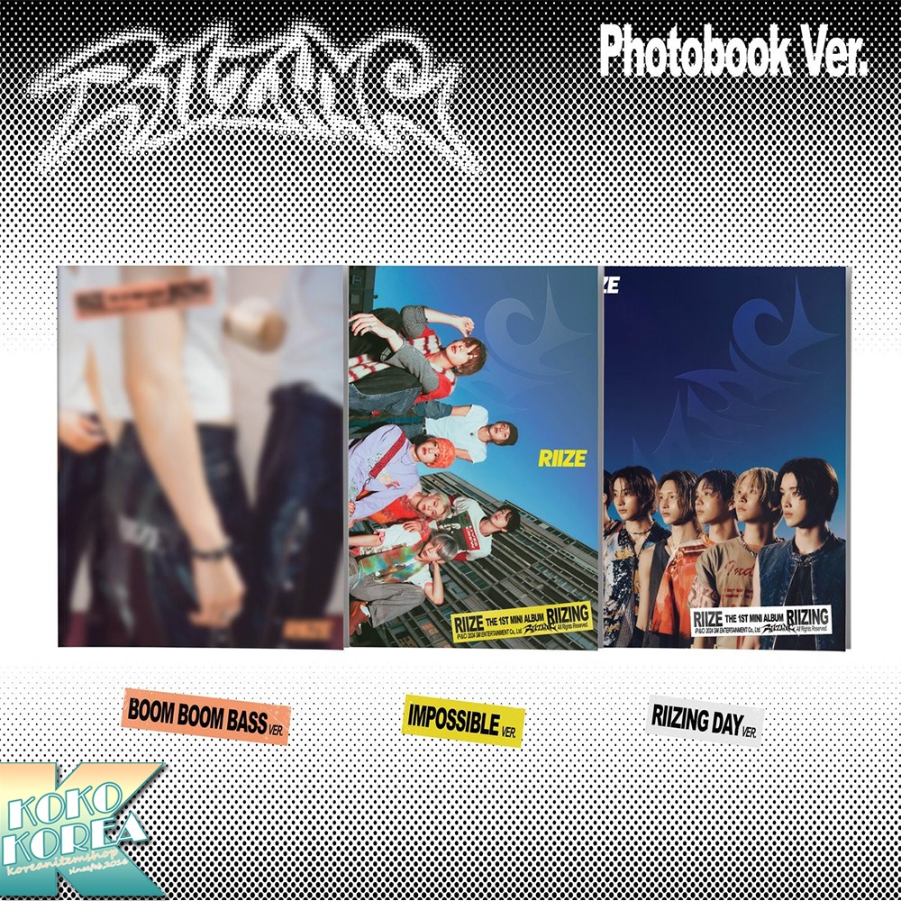 (Photo Book Ver.) RIIZE - ミニ 1集 [RIIZING] 3種セット