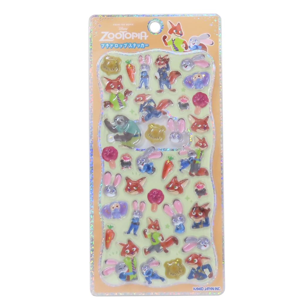 Qoo10] ディズニー ズートピア シールシート プチドロップス : 文具