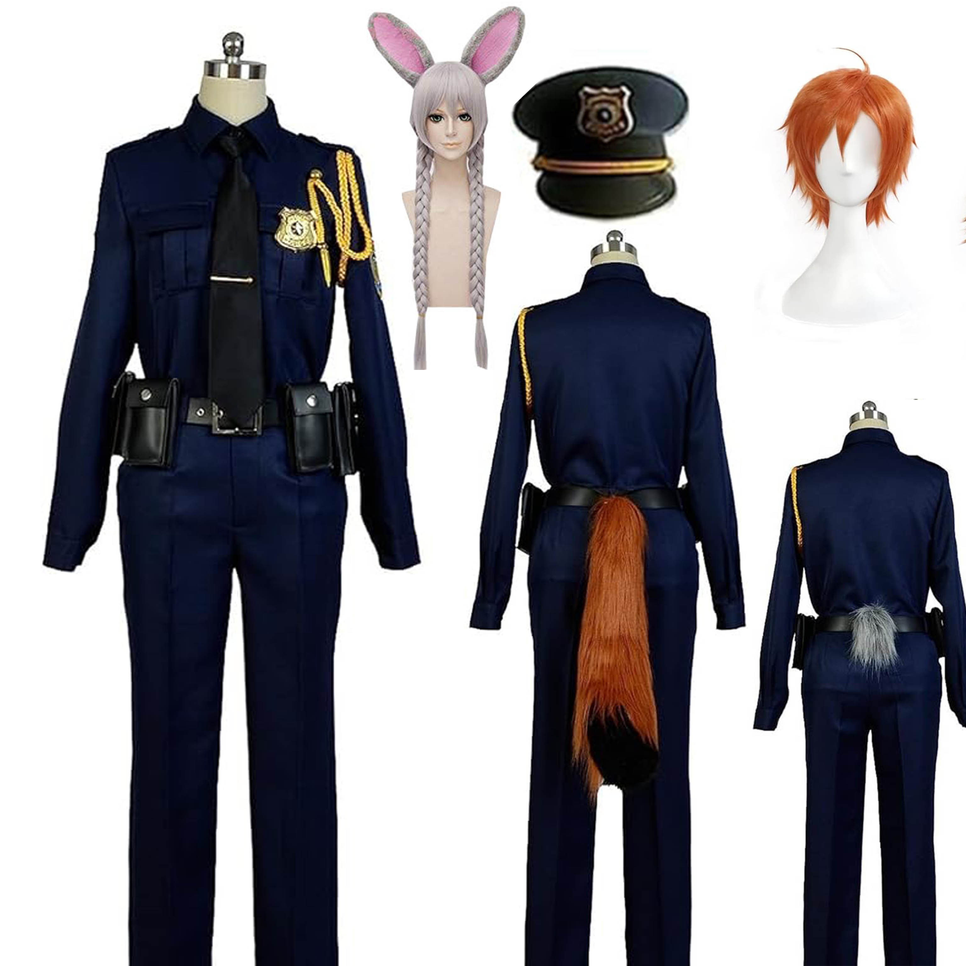 【全シリーズ発売中】 【値引き中】撮影 クリスマス ハロウィン 漫遊展 Wilde Nick 警察服 衣装 ニック・ワイルド コスプレ Hopps Judy 衣装 コスプレ ホップス ジュディ