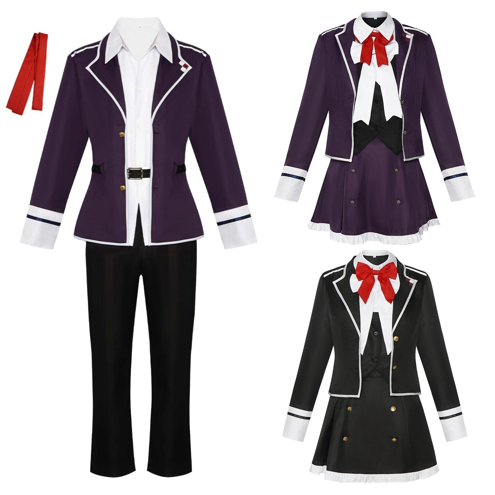 【限定特典】悪魔恋人cos服ハロウィーン吸血鬼逆巻綾人制服コスプレ衣装