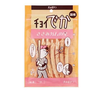 他サイト： 犬のおやつ チョイでか ささみガムの星 7本入の商品画像