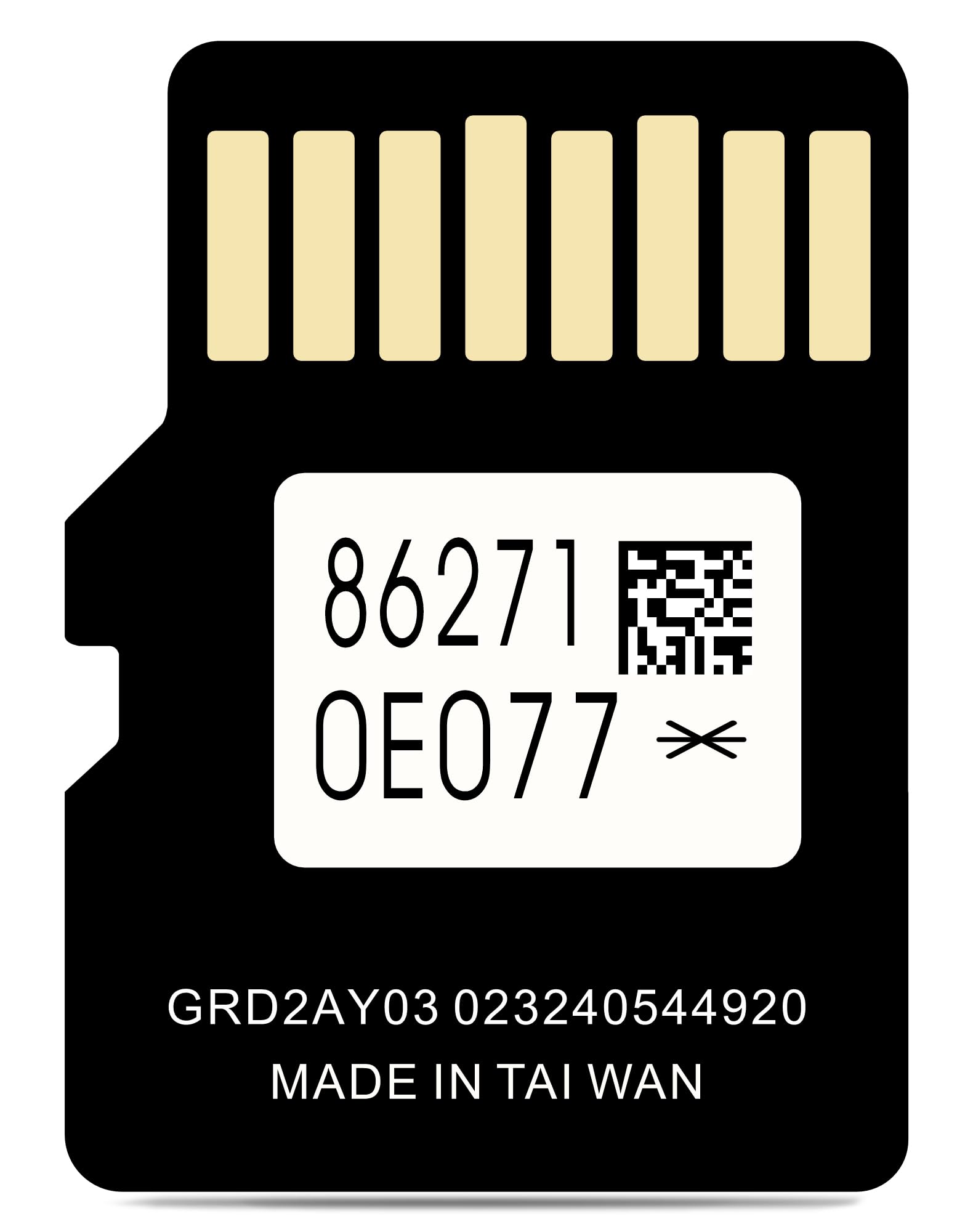 Grayda 2025ナビゲーションSDカードマップアップデートアクセサリー 86271-0E077GPSマップカード トヨタタコマハイランダーRAV4タンドラカムリ4RunnerSie