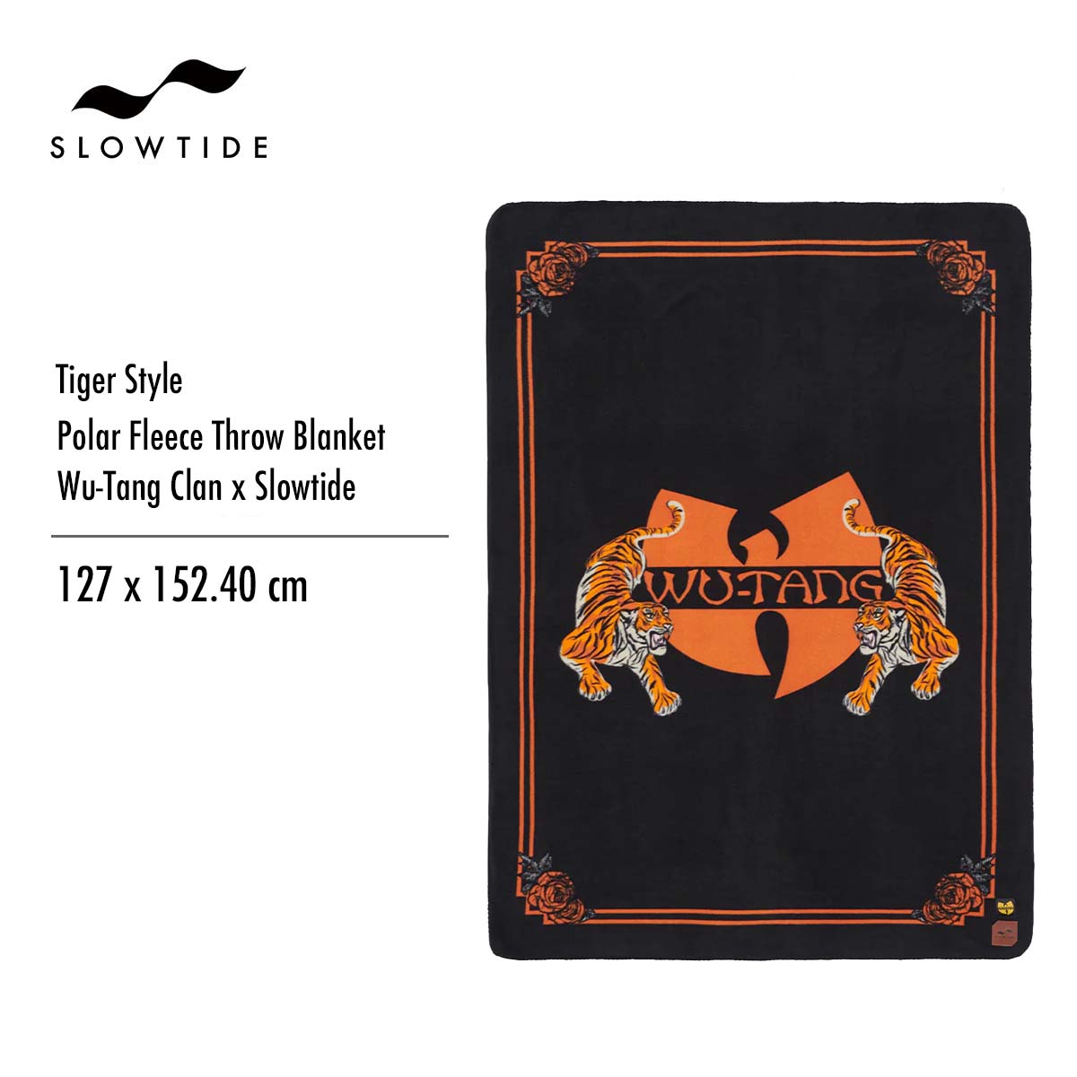 スロータイド SLOWTIDE ブランケット タイガースタイル ドライブ レジャー フリース 起毛 スロウタイド 柔らかい 膝掛け ST1185 2025 SS 正規品