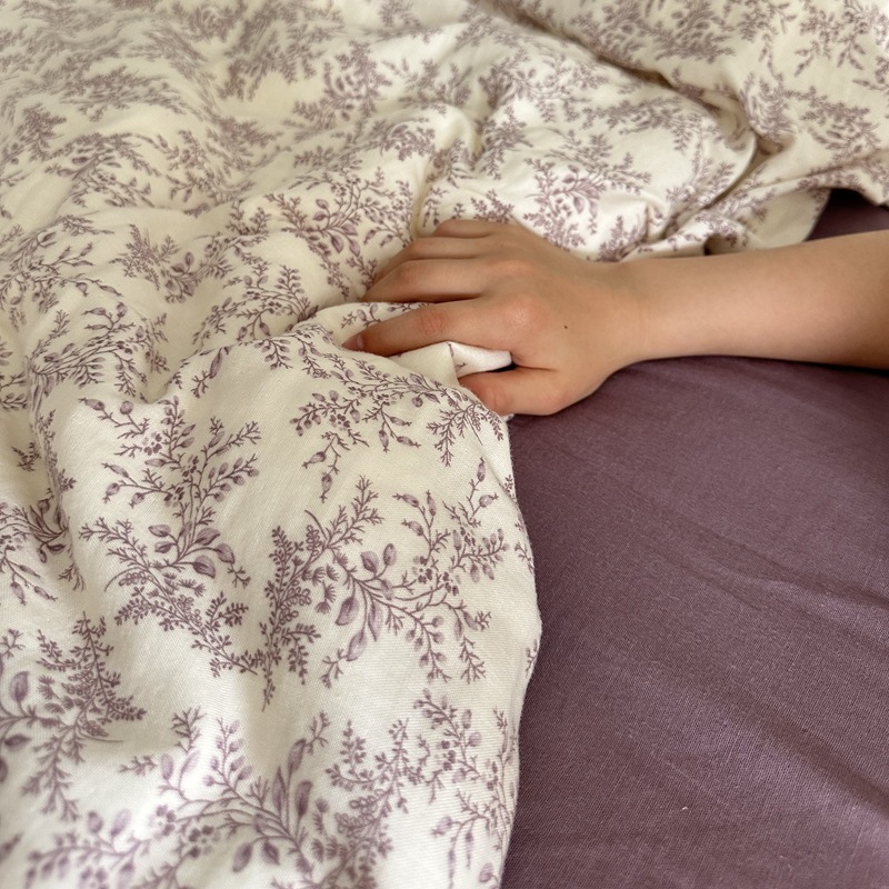 クラスaオールコットン有酸素二重層糸4ピースセットピュアコットンキルトカバーベッドリネンベッド秋と冬の新鮮2024新しいモデル 7,069円