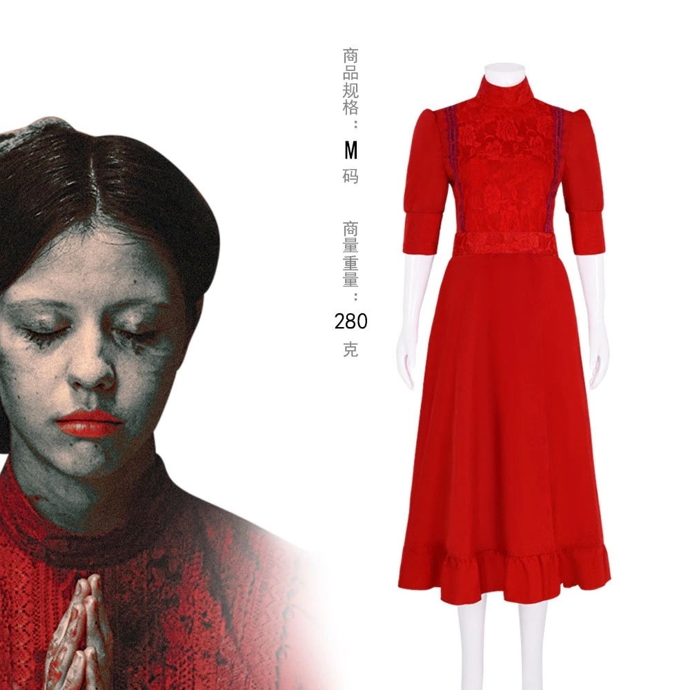 ホラー映画が欲しがっている珠玉パールのコスプレ服中世レトロなワンピースハロウィンの舞台で衣装を披露
